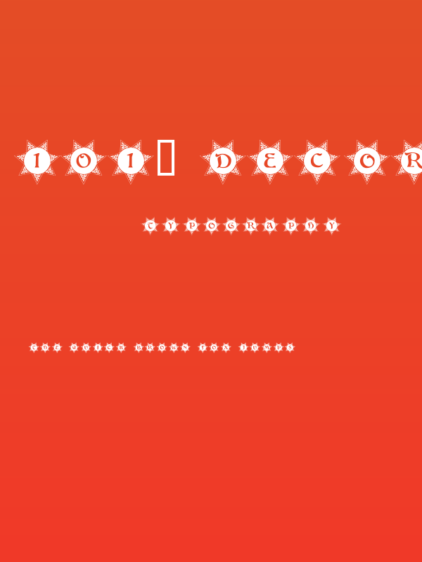 101! Decorative Sun Poster