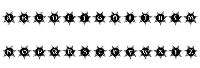 101! Decorative Sun Font LOWERCASE