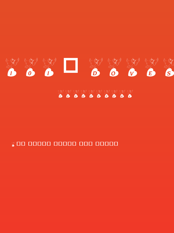 101! Doves Heart Poster