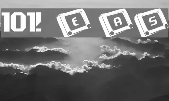 101! EtchASketch Font examples