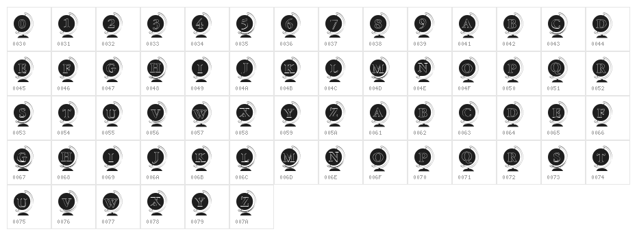 101! Gone Global Character Map