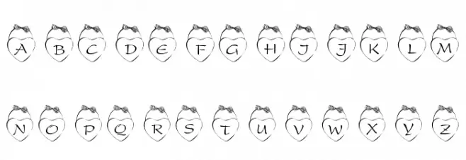 101! Hang Your Heart Schriftart Groß