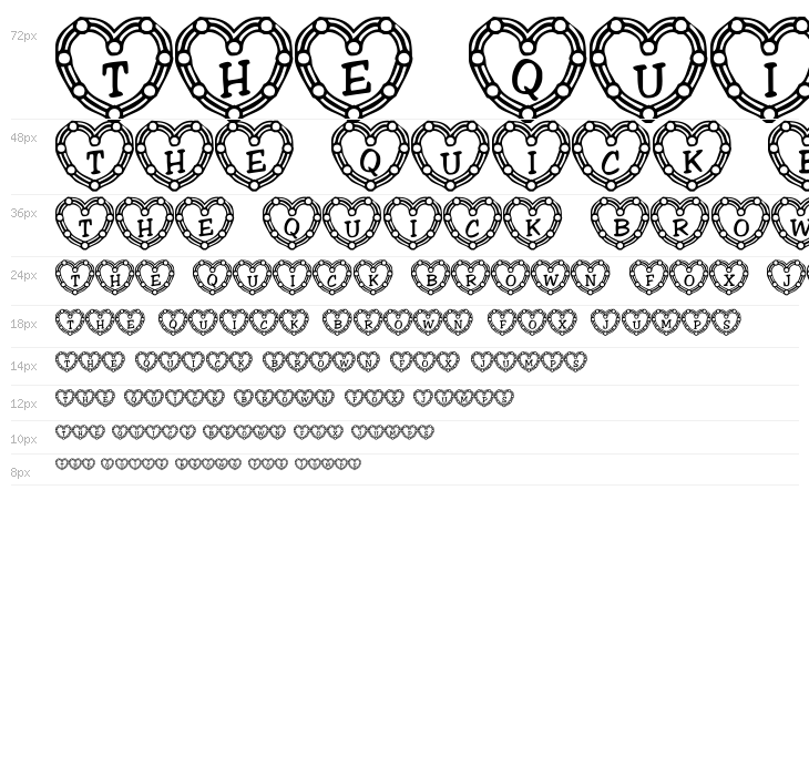 101! Heart Deco Waterfall