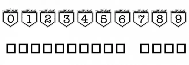 101! In My Pocket Schriftart Anderer Schreiben