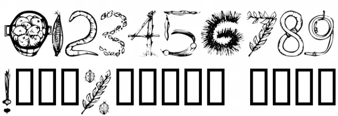 101 In My Yard Font OTHER CHARS