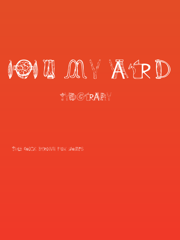 101 In My Yard Poster