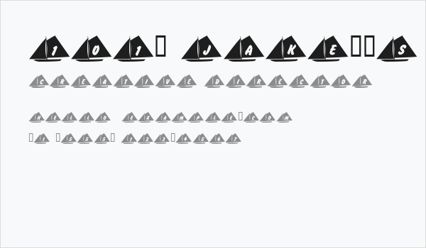 101! Jake's Sailing Business Card