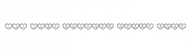 101! Just Anuther Heart Font  Frei Schriftart Herunterladen