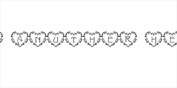 101! Just Anuther Heart Font Logo