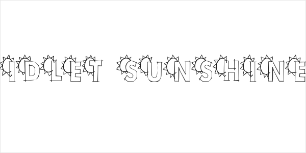 101! Kidlet Sunshine 'Bet Logo