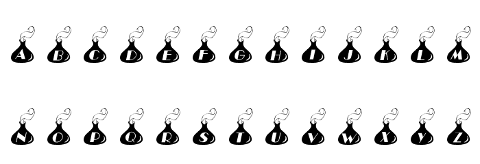 101! KisseZ Font LOWERCASE