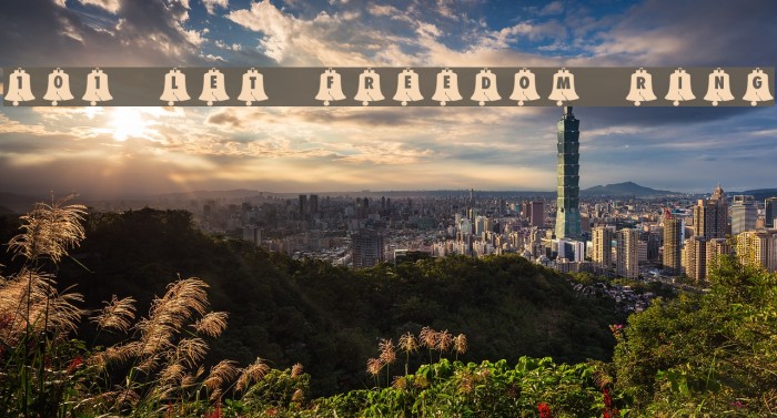 101! Let Freedom Ring Font examples