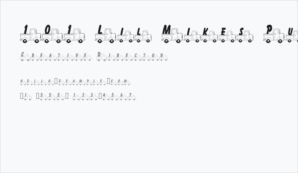 101 Lil Mikes Pup Business Card