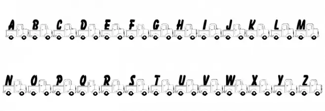 101 Lil Mikes Pup फ़ॉन्ट लोअरकेस