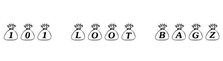 101! Loot BagZ  Скачать бесплатные шрифты
