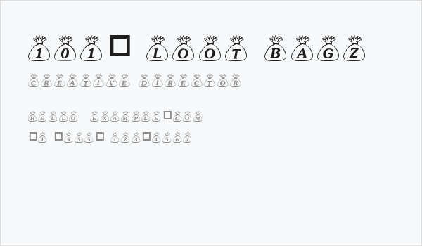 101! Loot BagZ Business Card