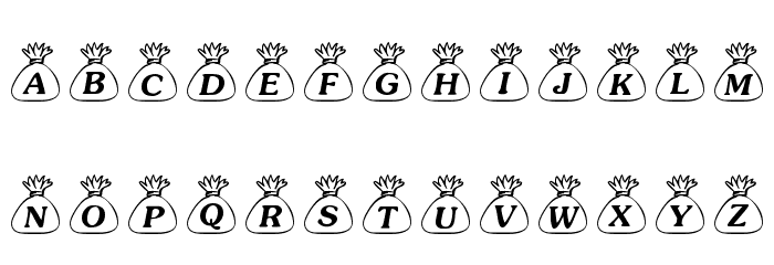 101! Loot BagZ Font LOWERCASE