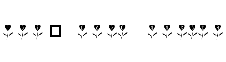 101! Love Garden Font