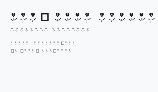 101! Love Garden Business Card