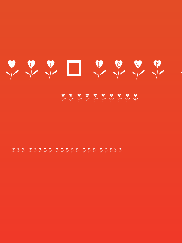 101! Love Garden Poster