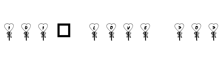 101! Love PoP Font