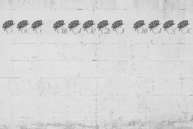 101! Mardi Mask Font examples