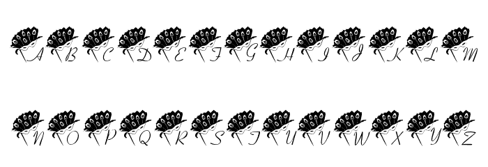 101! Mardi Mask Font LOWERCASE