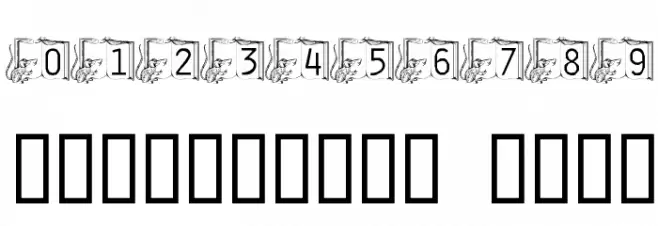 101! Melvin's Bedtime Story フォント その他の文字