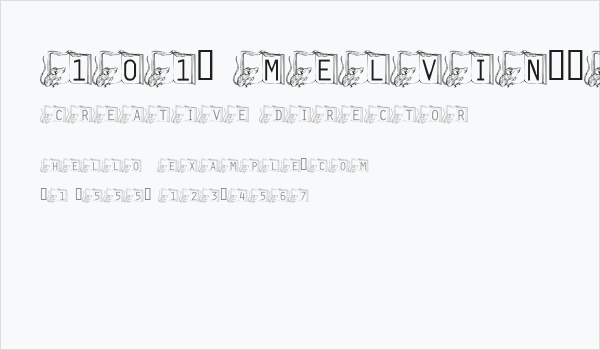 101! Melvin's Bedtime Story Business Card