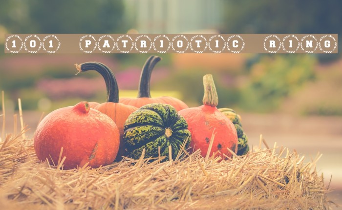 101! Patriotic Ring Example 1