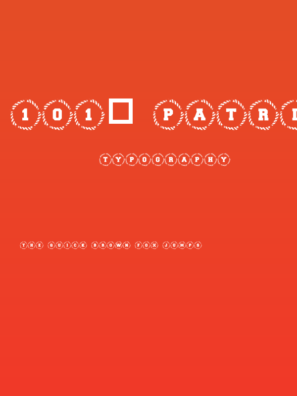 101! Patriotic Ring Poster