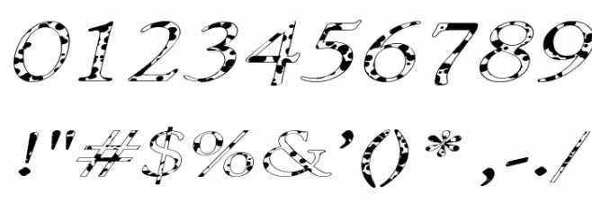101 Puppies Italic SW Caratteri ALTRI CARATTERI
