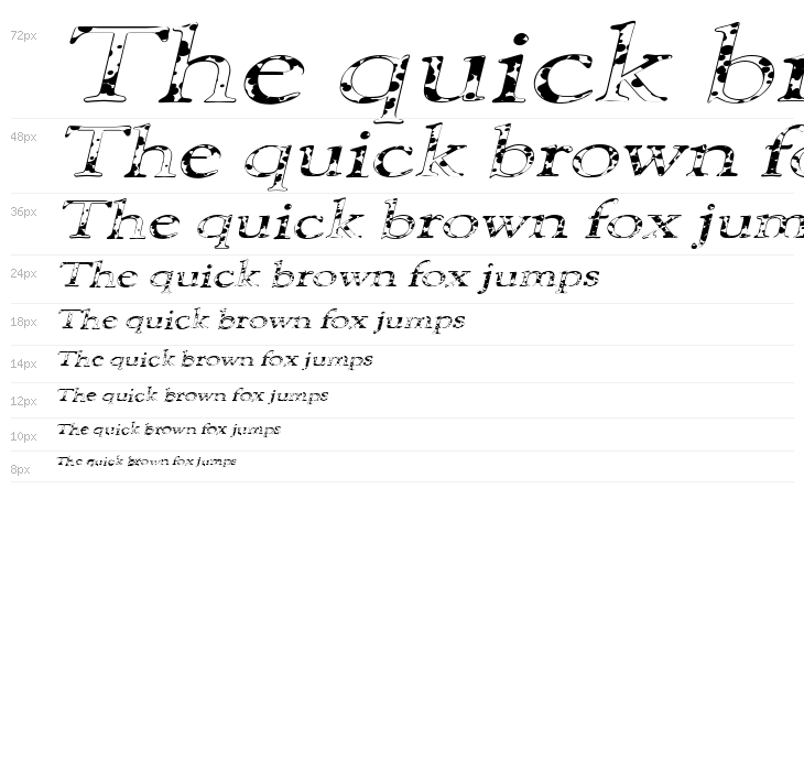 101 Puppies Italic SW Waterfall