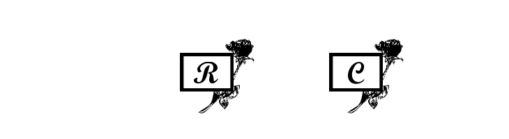 101! Rose Cards Font