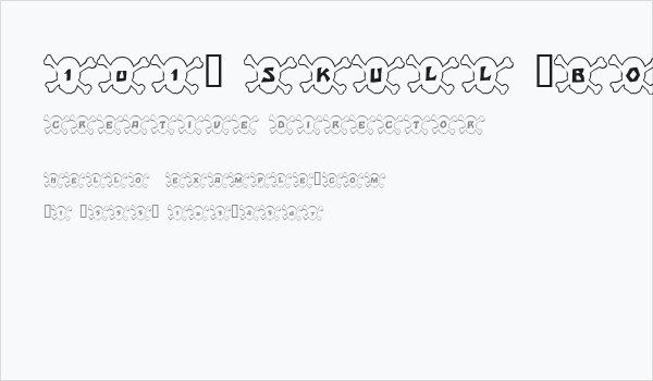 101! Skull &BoneZ Business Card