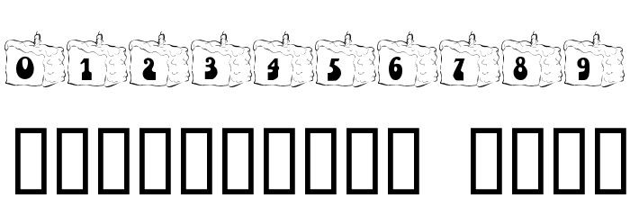 101! Slice of Cake Font OTHER CHARS