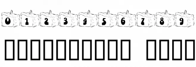 101! Slice of Cake Polices AUTRES CHARS