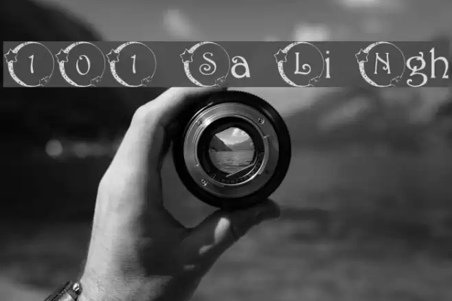 101! Star Lit Nght Schriftart examples