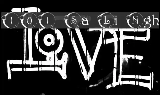 101! Star Lit Nght Schriftart examples