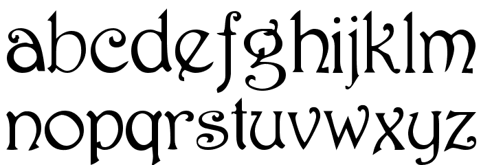 101! Star Lit Nght Font LOWERCASE