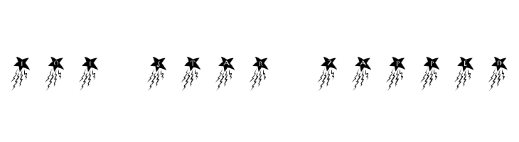 101! Star ZappeD  Frei Schriftart Herunterladen