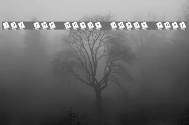 101! The Handy Dandy Font Font examples