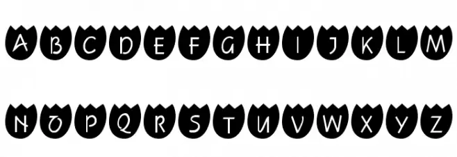 101! TulipZ Polices MINUSCULES