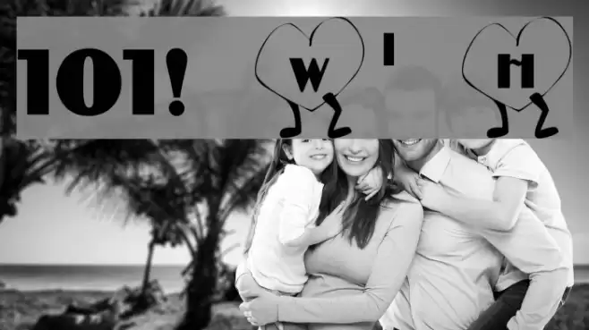 101! Walkin' Heart फ़ॉन्ट examples