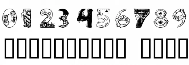 101 Ween Fuentes OTROS CHARS