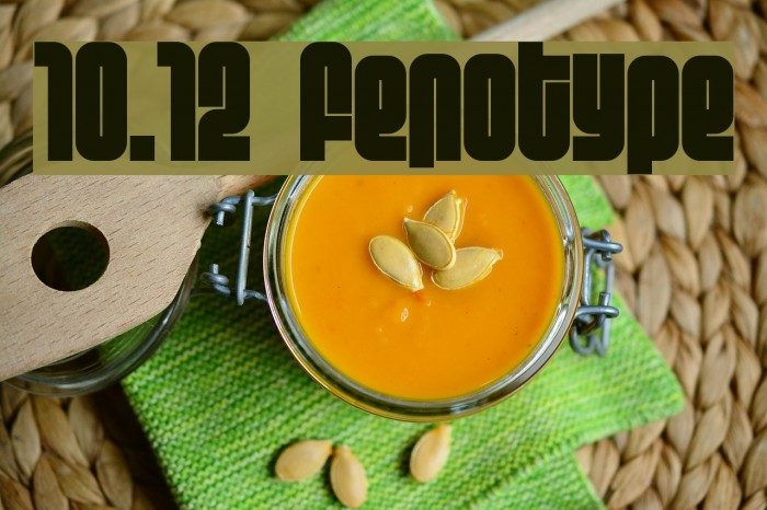 10.12 fenotype Fonte examples