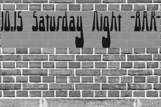 10.15 Saturday Night -BRK- Fonte examples