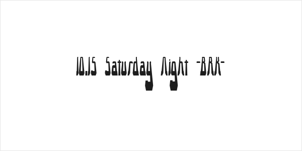 10.15 Saturday Night -BRK- Logo