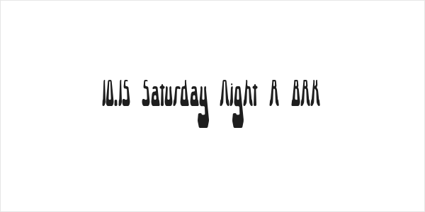 10.15 Saturday Night R BRK Logo