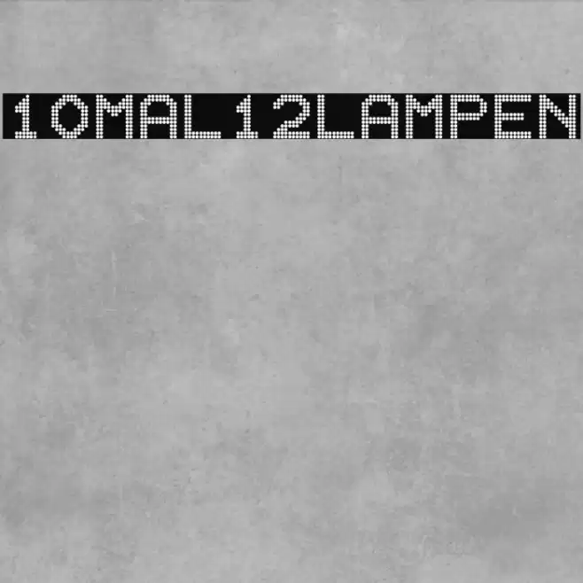 10mal12Lampen Font examples